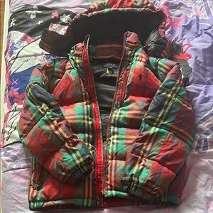 Polo by Ralph Lauren Kids Multicolor Plaid Puffer Jacket